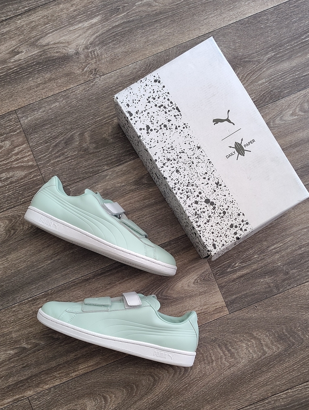Puma x Daily Paper Mint Green Velcro Sneakers